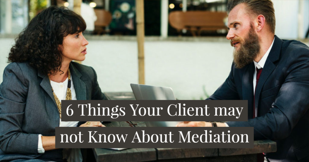What to Expect in Mediation